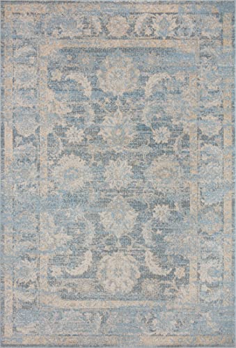 Loloi II Odette Collection ODT-03 Sky/Beige Area Rug
