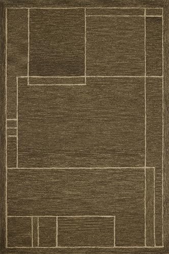 Loloi Jeremiah Brent Barrow Collection Olive/Natural Area Rug 7'-9" x 9'-9"