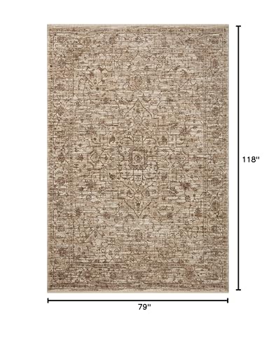 Loloi II Sorrento Bark/Natural Area Rug 6'-7" x 9'-10"